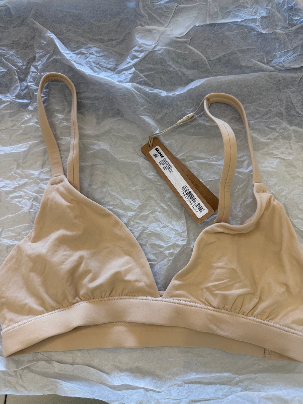 Nude Wireless Triangle Bralette - Women Intimates